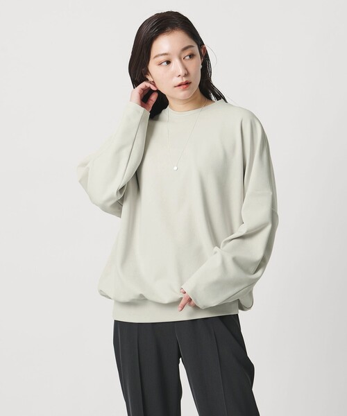 MARW UNITED ARROWS（マルゥ ユナイテッドアローズ）の「＜MARW UNITED ARROWS＞ジョーゼット プルオーバー 撥水・UVカット（Tシャツ/カットソー・レディース・ブラック/ナチュラル/ホワイト・FREE）」の4枚目の写真