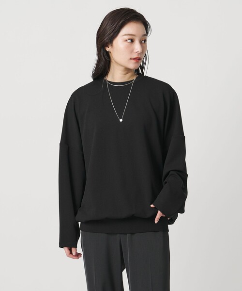 MARW UNITED ARROWS（マルゥ ユナイテッドアローズ）の「＜MARW UNITED ARROWS＞ジョーゼット プルオーバー 撥水・UVカット（Tシャツ/カットソー・レディース・ブラック/ナチュラル/ホワイト・FREE）」の8枚目の写真