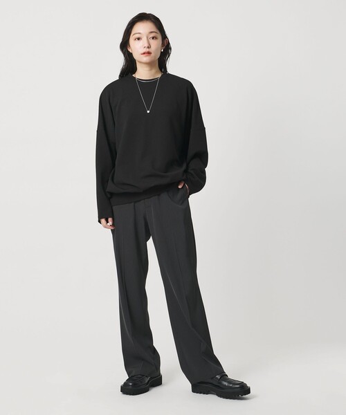 MARW UNITED ARROWS（マルゥ ユナイテッドアローズ）の「＜MARW UNITED ARROWS＞ジョーゼット プルオーバー 撥水・UVカット（Tシャツ/カットソー・レディース・ブラック/ナチュラル/ホワイト・FREE）」の9枚目の写真