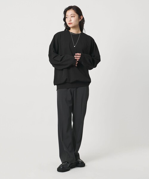 MARW UNITED ARROWS（マルゥ ユナイテッドアローズ）の「＜MARW UNITED ARROWS＞ジョーゼット プルオーバー 撥水・UVカット（Tシャツ/カットソー・レディース・ブラック/ナチュラル/ホワイト・FREE）」の11枚目の写真