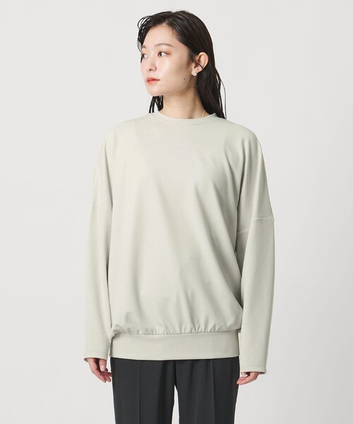 MARW UNITED ARROWS（マルゥ ユナイテッドアローズ）の「＜MARW UNITED ARROWS＞ジョーゼット プルオーバー 撥水・UVカット（Tシャツ/カットソー・レディース・ブラック/ナチュラル/ホワイト・FREE）」の12枚目の写真