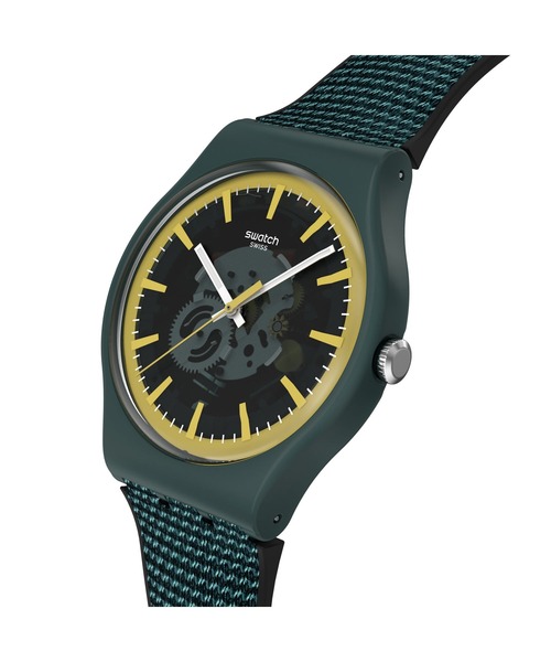 SWATCH(スウォッチ)の「PERFECTLY GREEN PAY(アナログ腕時計・レディース・グリーン/ライトグリーン/ピンク・FREE)」の4枚目の写真