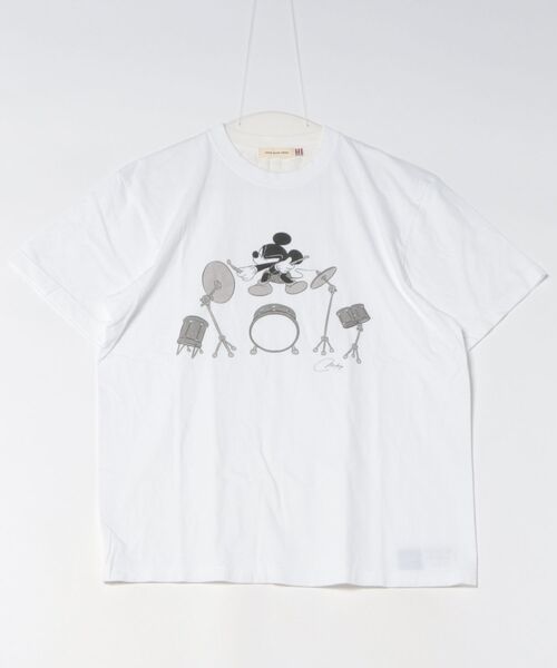 JUGLANS(ユグランス)の「【GOOD ROCK SPEED】 Mickey Mouse Tshirts 26FDS006W / ミッキーマウス 半袖Tシャツ(Tシャツ/カットソー・メンズ・ホワイト・L/XL/M)」の1枚目の写真