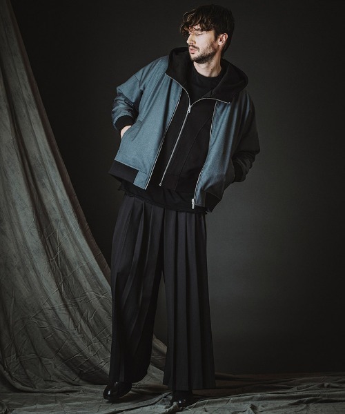 NO ID.（ノーアイディ）の「mp14616-ﾊｶﾏﾌﾟﾘｰﾂﾄﾗｳｻﾞｰｽﾞ パンツ(458006-421P)（その他パンツ・メンズ・グレー/ブラック・2/1）」の14枚目の写真