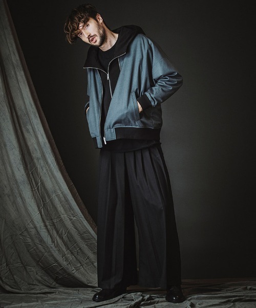 NO ID.（ノーアイディ）の「mp14616-ﾊｶﾏﾌﾟﾘｰﾂﾄﾗｳｻﾞｰｽﾞ パンツ(458006-421P)（その他パンツ・メンズ・グレー/ブラック・2/1）」の15枚目の写真