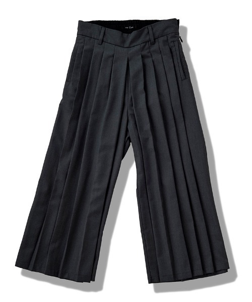 NO ID.（ノーアイディ）の「mp14616-ﾊｶﾏﾌﾟﾘｰﾂﾄﾗｳｻﾞｰｽﾞ パンツ(458006-421P)（その他パンツ・メンズ・グレー/ブラック・2/1）」の4枚目の写真