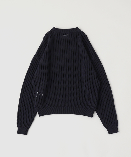refomed（リフォメッド）の「refomed / リフォメッド GUARD KNIT SWEATER（ニット/セーター・メンズ・ネイビー/ピンク・2）」の3枚目の写真