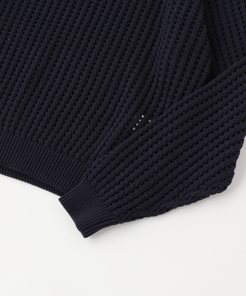 refomed（リフォメッド）の「refomed / リフォメッド GUARD KNIT SWEATER（ニット/セーター・メンズ・ネイビー/ピンク・2）」の5枚目の写真