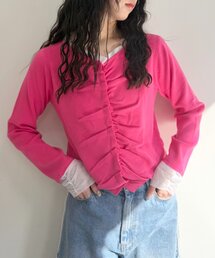 w closet | なみなみレイヤードカーディガン(カーディガン/ボレロ)