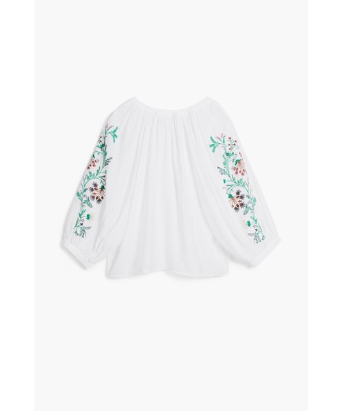 Desigual(デシグアル)の「刺繍入りボタン付きブラウス(シャツ/ブラウス・レディース・ホワイト・L/M/S/XL/XS)」の2枚目の写真