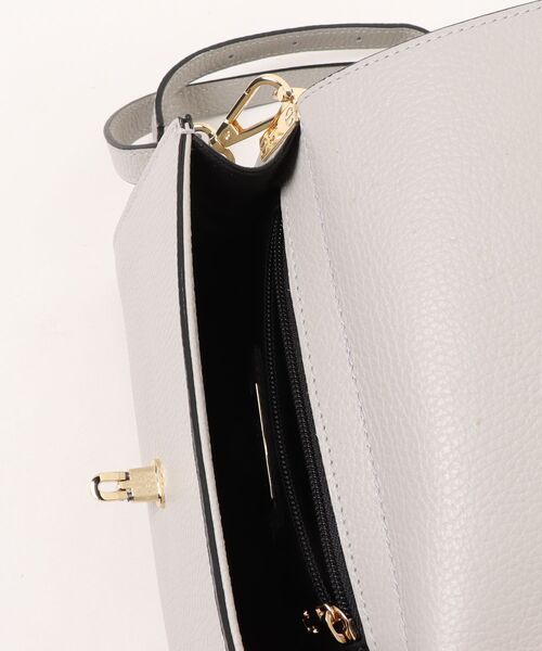 RIPANI（リパーニ）の「【RIPANI】ミニスクエアレザー2WAYバッグ(Q66500)（ショルダーバッグ・レディース・オレンジ/ライトグレー・ALL）」の17枚目の写真