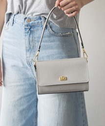 RIPANI | 【RIPANI】ミニスクエアレザー2WAYバッグ(Q66500)(ショルダーバッグ)