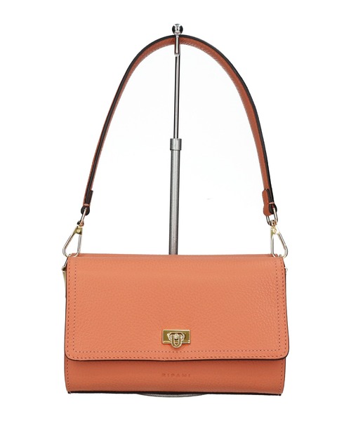 RIPANI（リパーニ）の「【RIPANI】ミニスクエアレザー2WAYバッグ(Q66500)（ショルダーバッグ・レディース・オレンジ/ライトグレー・ALL）」の4枚目の写真