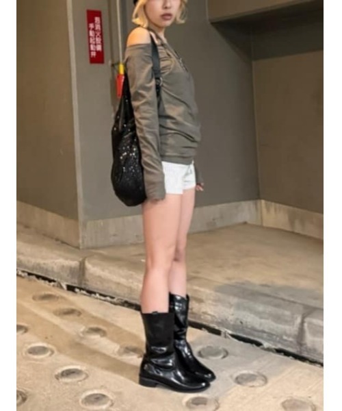 LAGUA GEM(ラグアジェム)の「LUSTER BASIC ブーツ(ブーツ・レディース・ブラック・SMALL/MEDIUM/LARGE)」の22枚目の写真