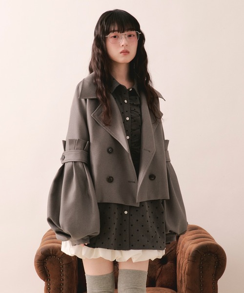 nuance frill shirt / ニュアンスフリルシャツ（シャツ/ブラウス