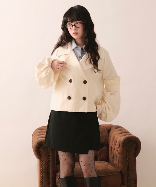 loin nuit(ロワンニュイ)の「nuance frill shirt / ニュアンスフリルシャツ(シャツ/ブラウス・レディース・ブルー/ブラック/アイボリー・FREE)」の20枚目の写真