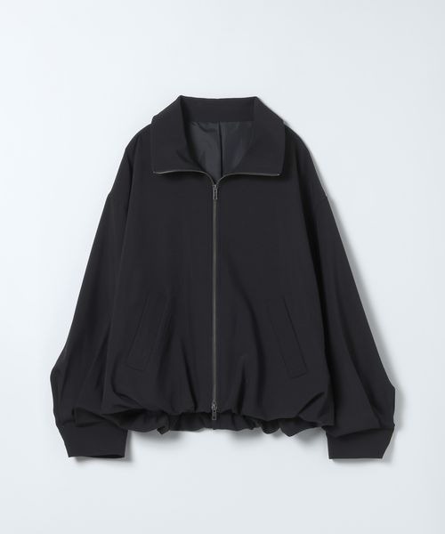 JEANASIS(ジーナシス)の「バルーンZIPブルゾン/653715(ブルゾン・レディース・ブラウン/ブラック/ライトイエロー/オフホワイト・FREE)」の2枚目の写真