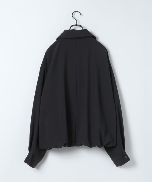 JEANASIS(ジーナシス)の「バルーンZIPブルゾン/653715(ブルゾン・レディース・ブラウン/ブラック/ライトイエロー/オフホワイト・FREE)」の15枚目の写真