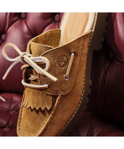 Timberland(ティンバーランド)の「オーセンティック ミュール レディース(モカシン/デッキシューズ・レディース・ベージュ・23.5cm/23.0cm/22.5cm/24.0cm)」の3枚目の写真
