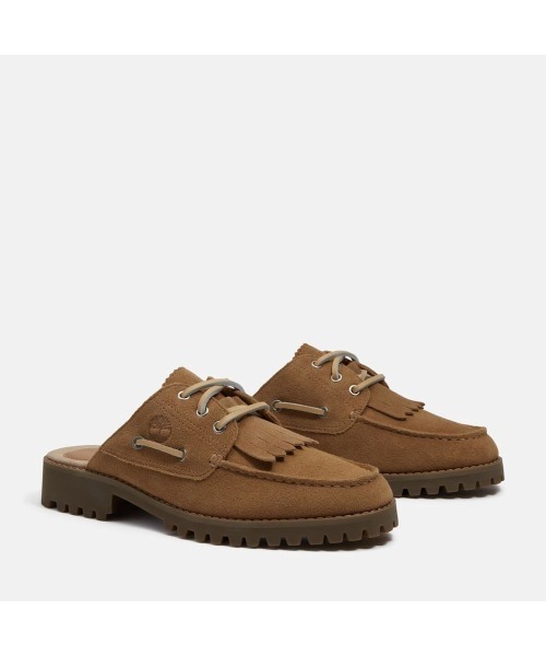 Timberland(ティンバーランド)の「オーセンティック ミュール レディース(モカシン/デッキシューズ・レディース・ベージュ・23.5cm/23.0cm/22.5cm/24.0cm)」の6枚目の写真