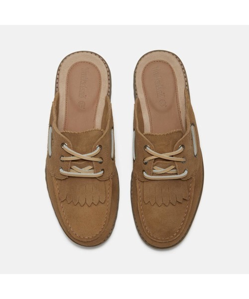 Timberland(ティンバーランド)の「オーセンティック ミュール レディース(モカシン/デッキシューズ・レディース・ベージュ・23.5cm/23.0cm/22.5cm/24.0cm)」の5枚目の写真
