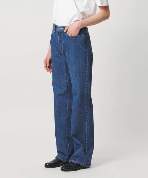 LOEFF(ロエフ)の「<LOEFF>13OZ ストレート デニム ブリーチ(デニムパンツ・レディース・コバルトブルー・1/2/0)」の19枚目の写真
