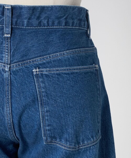 LOEFF(ロエフ)の「<LOEFF>13OZ ストレート デニム ブリーチ(デニムパンツ・レディース・コバルトブルー・1/2/0)」の13枚目の写真