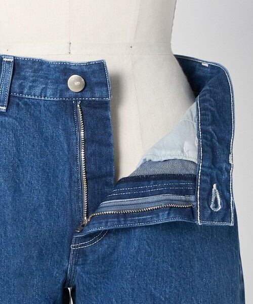 LOEFF(ロエフ)の「<LOEFF>13OZ ストレート デニム ブリーチ(デニムパンツ・レディース・コバルトブルー・1/2/0)」の12枚目の写真