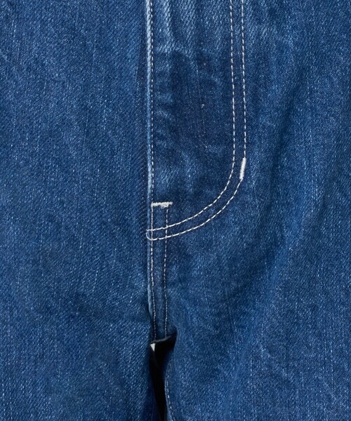 LOEFF(ロエフ)の「<LOEFF>13OZ ストレート デニム ブリーチ(デニムパンツ・レディース・コバルトブルー・1/2/0)」の9枚目の写真