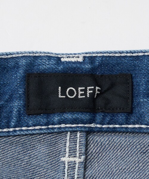 LOEFF(ロエフ)の「<LOEFF>13OZ ストレート デニム ブリーチ(デニムパンツ・レディース・コバルトブルー・1/2/0)」の8枚目の写真