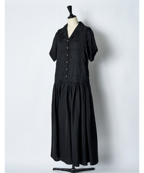 RUMCHE(ラムシェ)の「Tapa Pattern Embroidery Dress / タパエンブロイダリードレス(ワンピース・レディース・ブラック・FREE)」の8枚目の写真