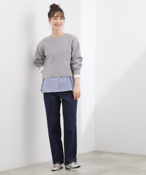 grove（グローブ）の「裾アソートペプラムカットソー（Tシャツ/カットソー・レディース・ブルー系その他4/アイボリー/オフホワイト・05/04/03/02/01）」の7枚目の写真