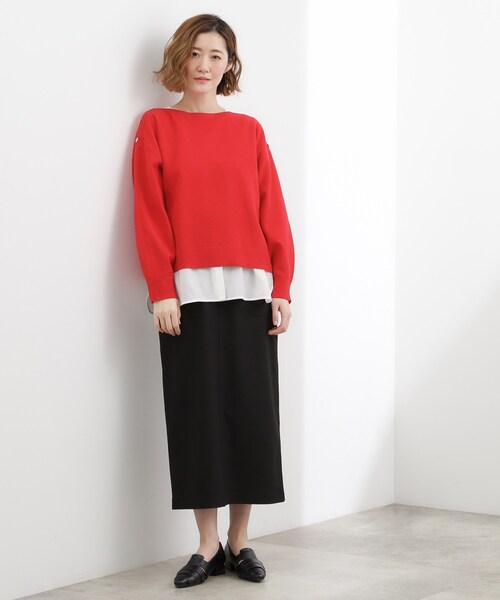 grove（グローブ）の「裾アソートペプラムカットソー（Tシャツ/カットソー・レディース・ブルー系その他4/アイボリー/オフホワイト・05/04/03/02/01）」の11枚目の写真