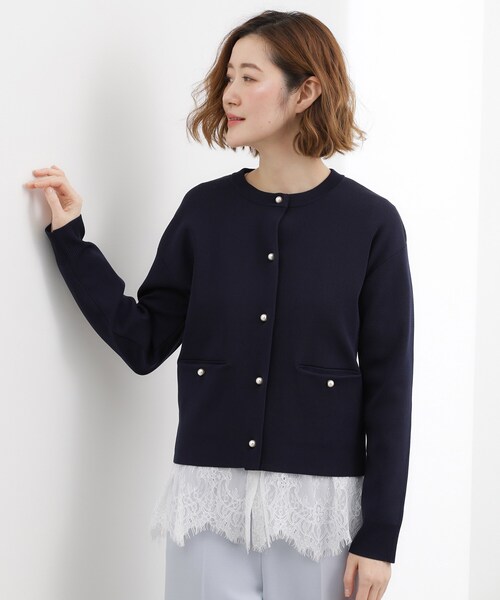 grove（グローブ）の「裾アソートペプラムカットソー（Tシャツ/カットソー・レディース・ブルー系その他4/アイボリー/オフホワイト・05/04/03/02/01）」の15枚目の写真