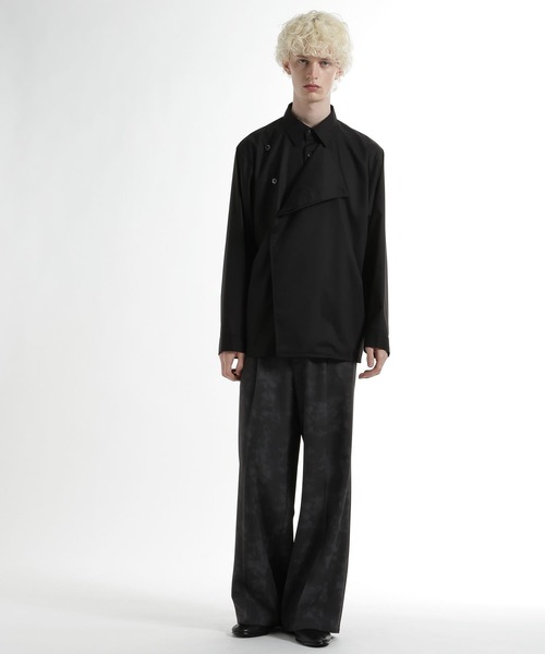 HARE（ハレ）の「アシメフロントシャツ(HARE)（シャツ/ブラウス・メンズ・ブラック/ブルー・FREE）」の6枚目の写真