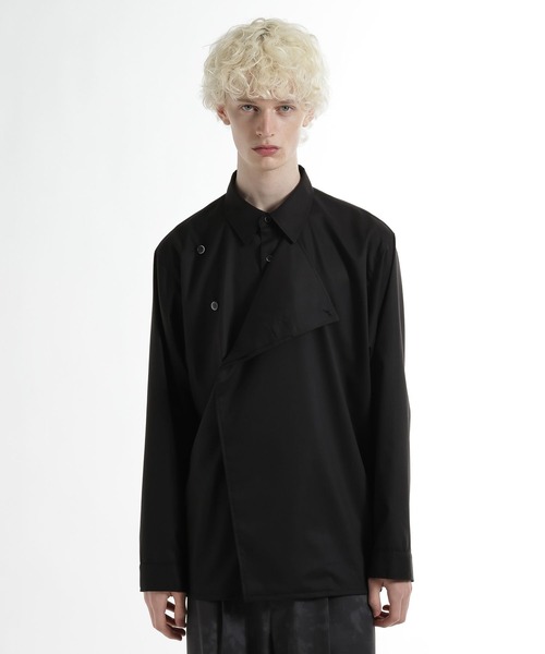 HARE（ハレ）の「アシメフロントシャツ(HARE)（シャツ/ブラウス・メンズ・ブラック/ブルー・FREE）」の11枚目の写真