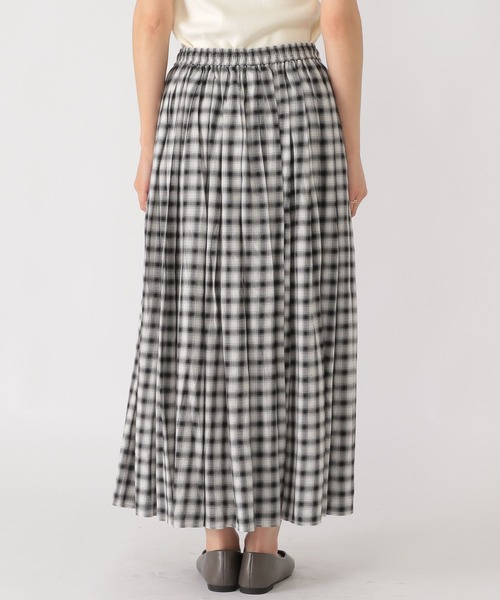 studio CLIP(スタディオクリップ)の「チェックギャザースカート(スカート・レディース・ブラック/ブラウン・FREE)」の22枚目の写真