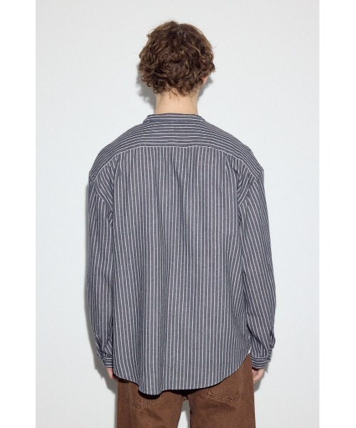 AZUL by moussy（アズールバイマウジー）の「プリズナーシャツ（シャツ/ブラウス・メンズ・ブラック系その他/ブルー系その他/ベージュ系その他・MEDIUM/LARGE）」の10枚目の写真