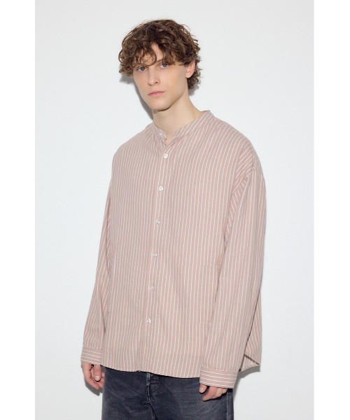 AZUL by moussy（アズールバイマウジー）の「プリズナーシャツ（シャツ/ブラウス・メンズ・ブラック系その他/ブルー系その他/ベージュ系その他・MEDIUM/LARGE）」の17枚目の写真
