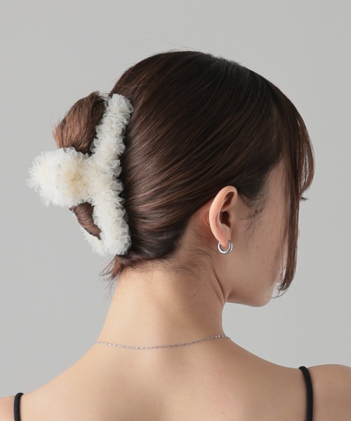 シフォンビック ヘアクリップ