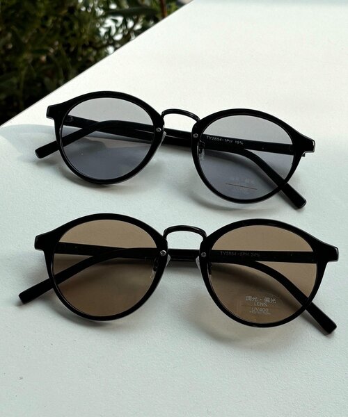 DouDou（ドゥドゥ）の「調光/偏光機能付サングラス（サングラス・レディース・ライトグレー/ブラウン系その他・FREE）」の6枚目の写真