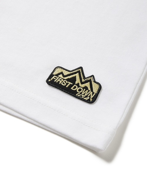 FIRST DOWN（ファーストダウン）の「グラフィック スリーブTシャツ #2（Tシャツ/カットソー・メンズ・ブラック/ホワイト・L/XL/M）」の5枚目の写真