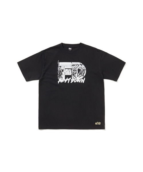 FIRST DOWN（ファーストダウン）の「グラフィック スリーブTシャツ #2（Tシャツ/カットソー・メンズ・ブラック/ホワイト・L/XL/M）」の17枚目の写真