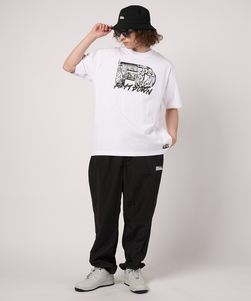 FIRST DOWN（ファーストダウン）の「グラフィック スリーブTシャツ #2（Tシャツ/カットソー・メンズ・ブラック/ホワイト・L/XL/M）」の19枚目の写真
