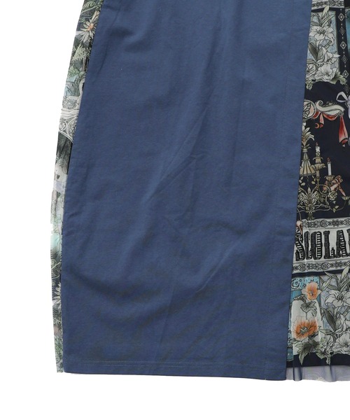 ScoLar（スカラー）の「561221：アンティークプリント柄切替ワンピース（ワンピース・レディース・ネイビー/オフホワイト/ブラック・M）」の22枚目の写真