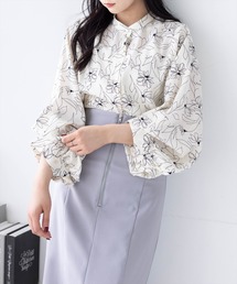 CLEAR BASIC | マルチスリーブ長袖ブラウス[オフィスカジュアル 着回し抜群 大人](シャツ/ブラウス)