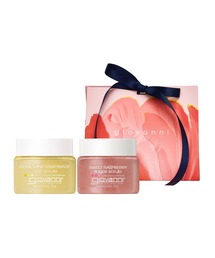 giovanni（ジョヴァンニ）の「giovanni   <FLOWER>ボディスクラブ mini-twin(ラズベリー・レモネード)（ボディスクラブ/ピーリング）」