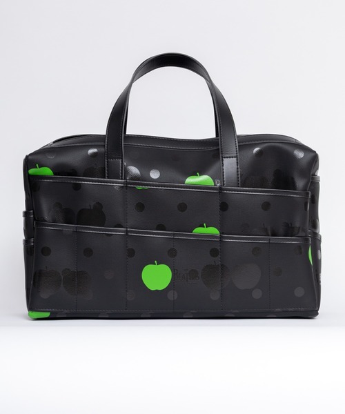 THE BEATLES COMME des GARCONS（ザ ビートルズ コムデギャルソン）の「THE BEATLES CdG APPLE PRINTED BAG（トートバッグ・メンズ・ブラック・ONE SIZE）」の2枚目の写真
