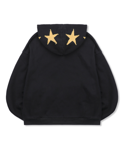 GLACK(グラック)の「GHD039 キメラ アプリケ フードジップアップ (ブラック)(パーカー・レディース・その他・MEDIUM/LARGE)」の6枚目の写真