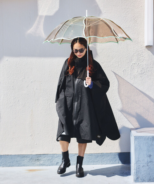 KiU(キウ)の「KiU/キウ RAIN PONCHO 2ND/レインポンチョ 2ND K405(レインコート/ポンチョ・メンズ・ブラック/その他15/ナチュラル・ONE SIZE)」の10枚目の写真